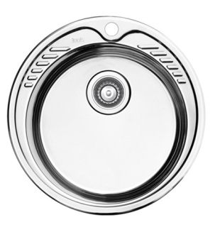 Кухонная мойка IDDIS Suno SUN49S0i77S с сифоном 49см сталь